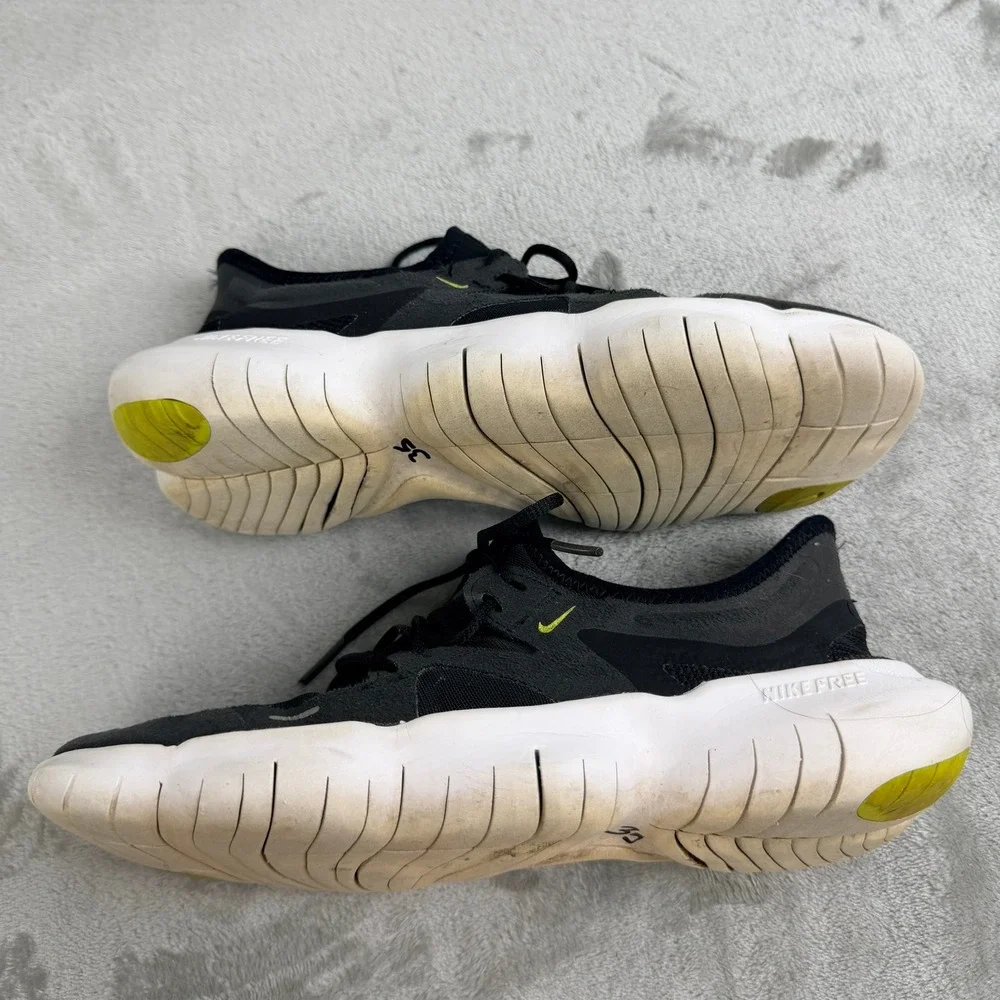 Nike Free RN 5.0 Mens Running‎ Shoes Black White AQ1316-003 Size 9